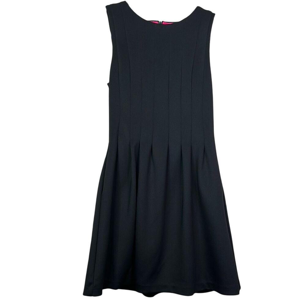 Vince Camuto pleated Black Sleeveless Dress size 8 - Picture 2 of 9